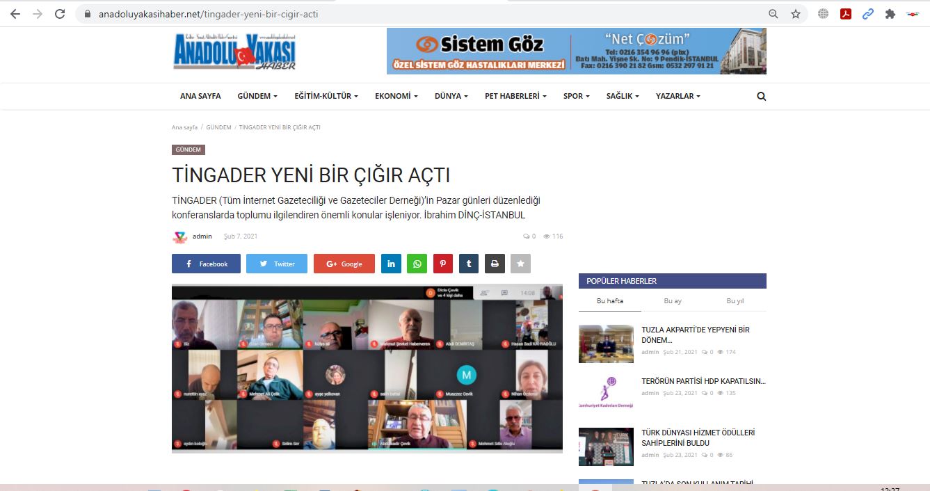 TİNGADER yeni bir çığır açtı